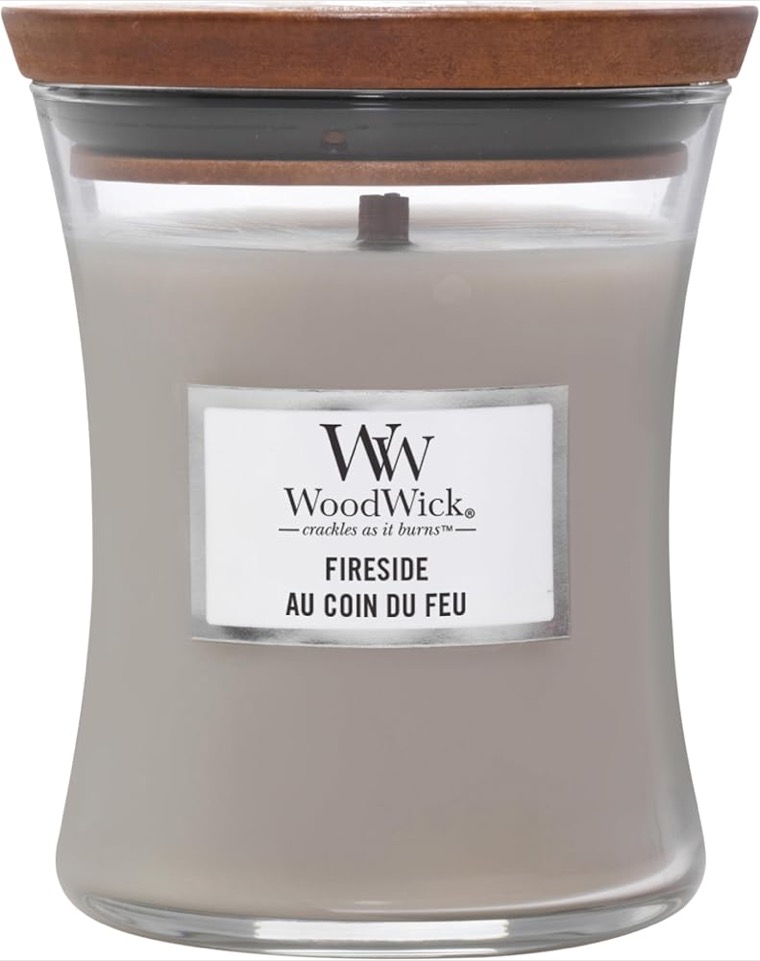 WoodWick Fireside candle