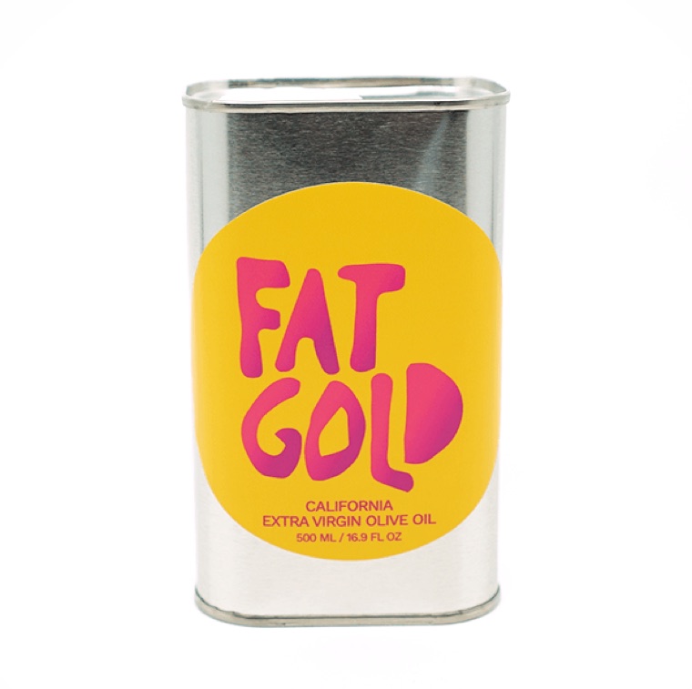 Fat Gold California olive oil tin
