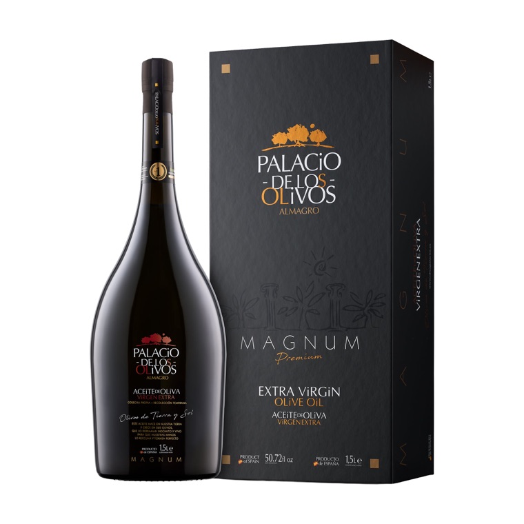 Palacio de los Olivos Magnum bottle and box